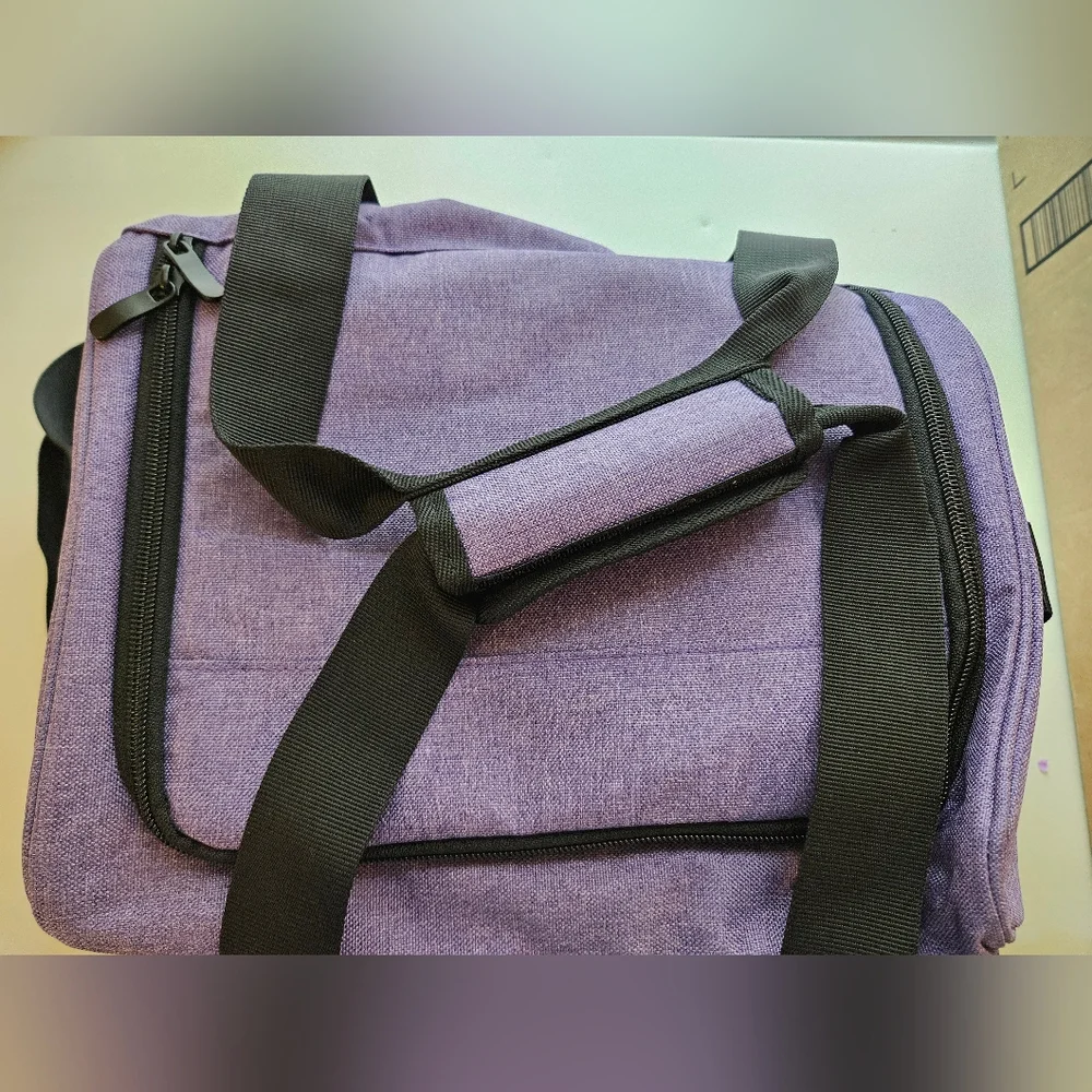BAFASO 2-Layers Large Makeup Bag with 3 Removable Pouches and Detachable Divider